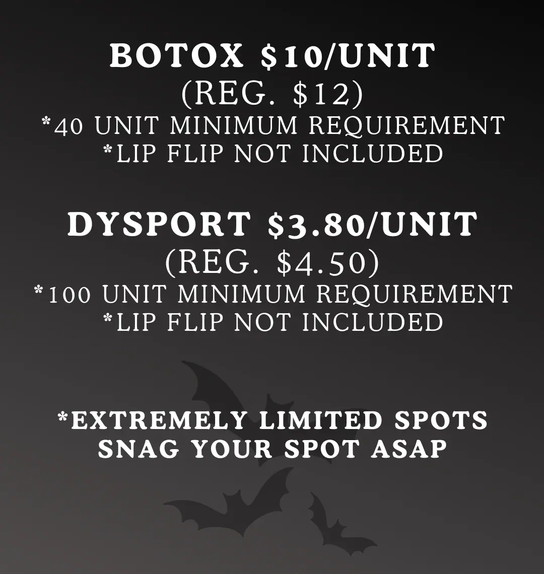 Medical spa offers for Botox & Dysport by Skyler Soares Skin Clinic in Scottsdale AZ