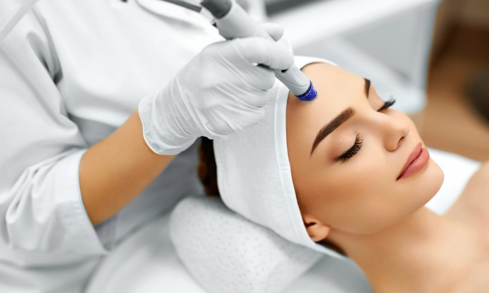 Young Female Getting Complete facial balancing Microneedling | Skyler Soares Skin Clinic in Scottsdale, AZ
