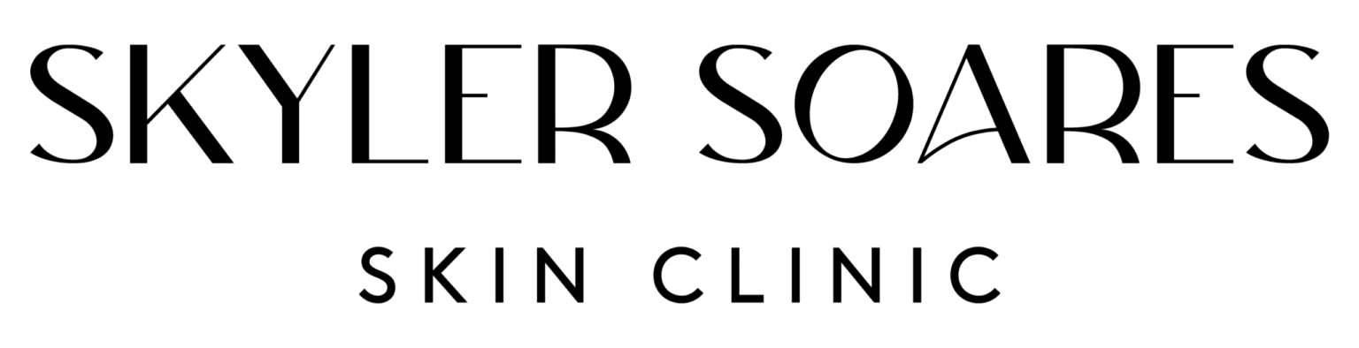 Skyler Soares Skin Clinic black SVG logo displayed on skincare website in Scottsdale, AZ – Skyler Soares Skin Clinic